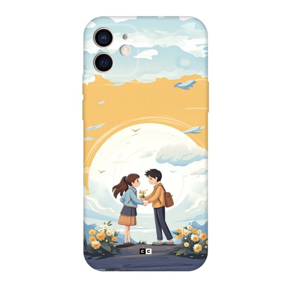 Teenage Anime Couple Back Case for iPhone 12 Pro